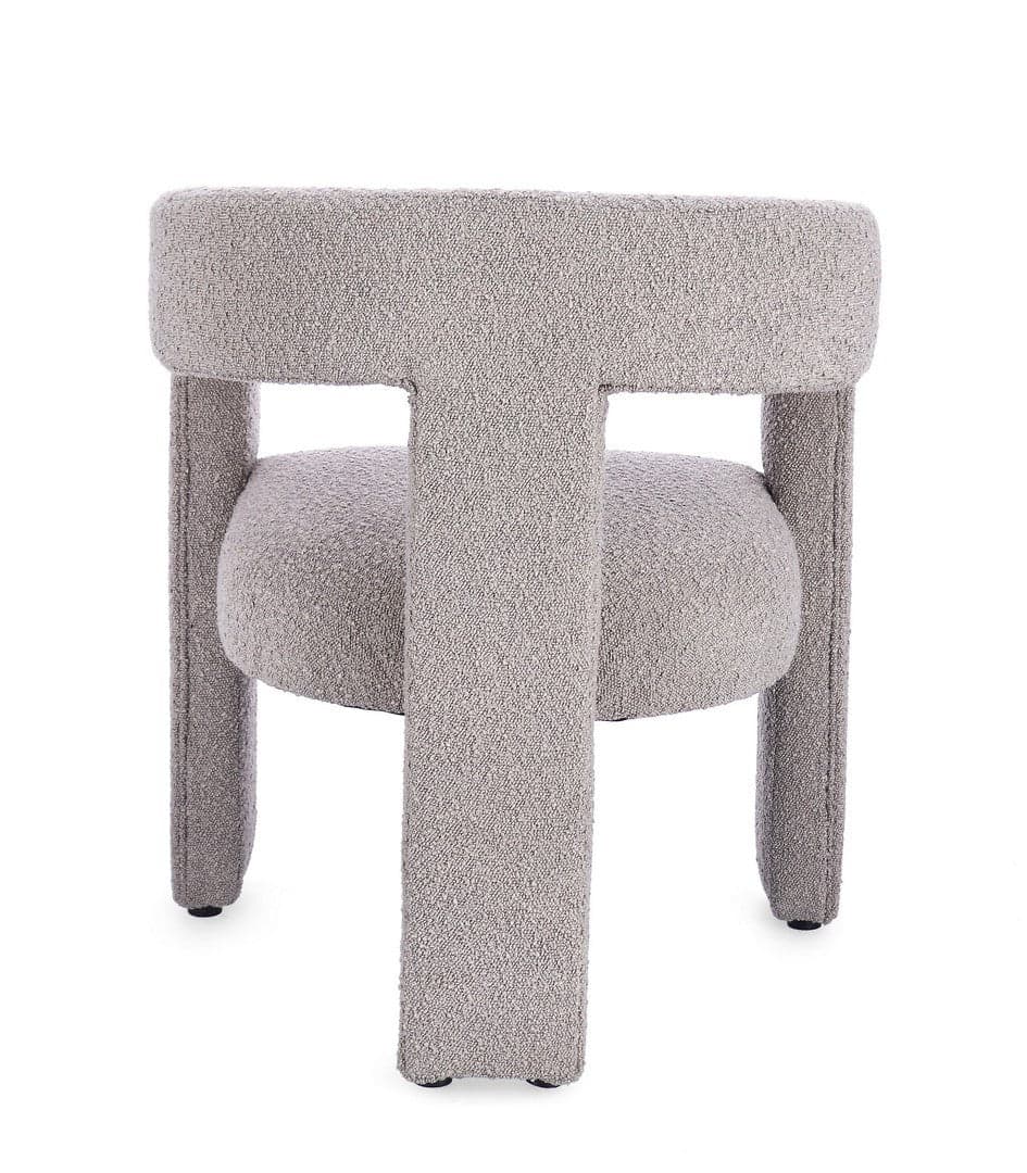 Sedia "Arabella" con braccioli struttura in legno e rivestimento in polietere da interno in Sedie Decor Space - Altamura, commercioVirtuoso.it