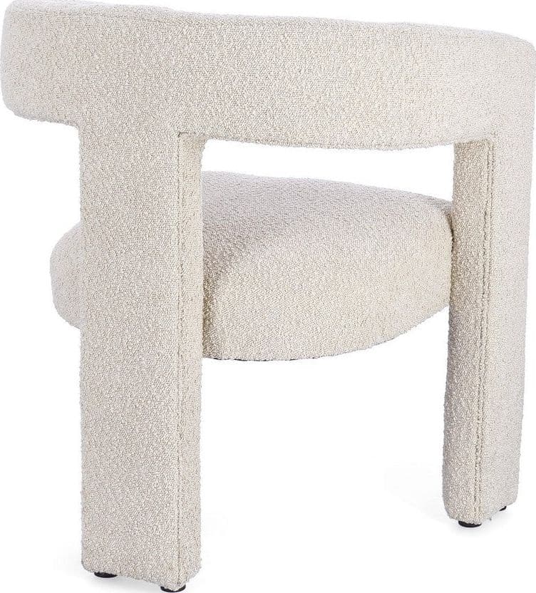Sedia "Arabella" con braccioli struttura in legno e rivestimento in polietere da interno in Sedie Decor Space - Altamura, commercioVirtuoso.it