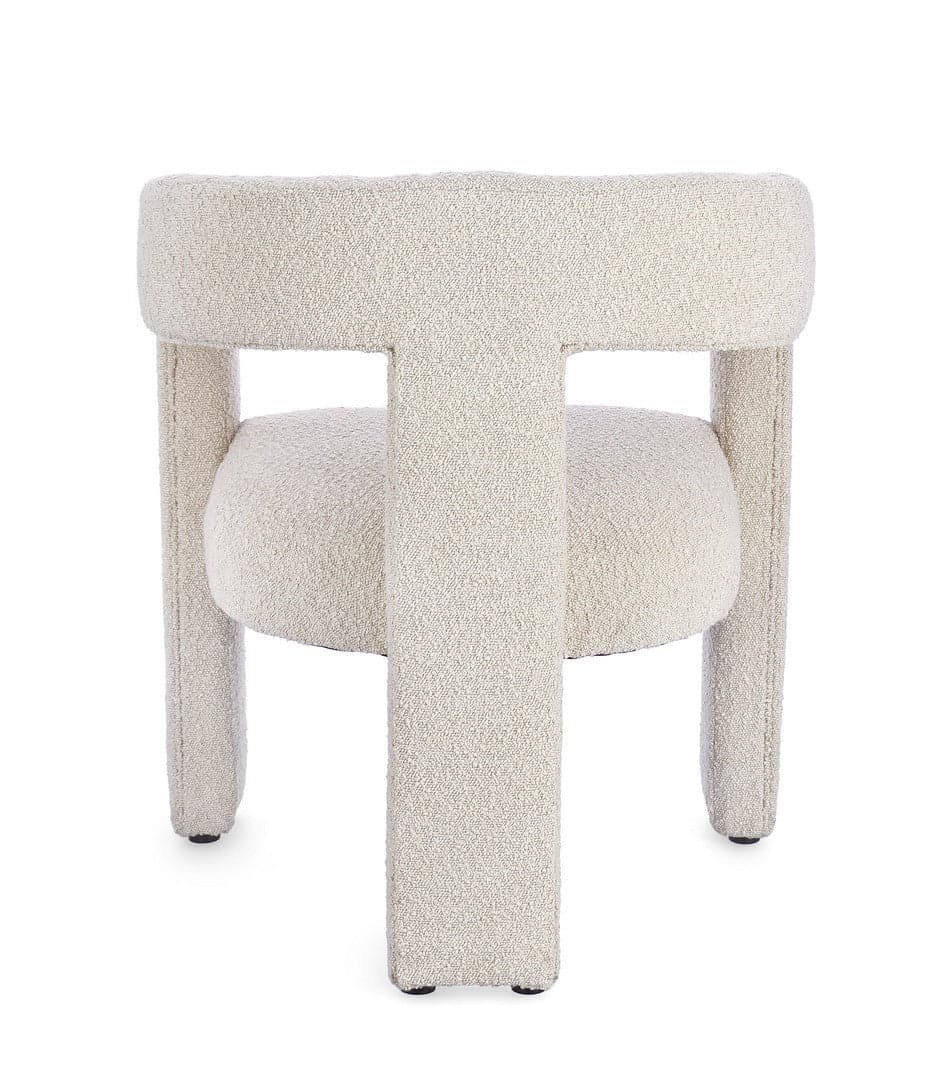 Sedia "Arabella" con braccioli struttura in legno e rivestimento in polietere da interno in Sedie Decor Space - Altamura, commercioVirtuoso.it
