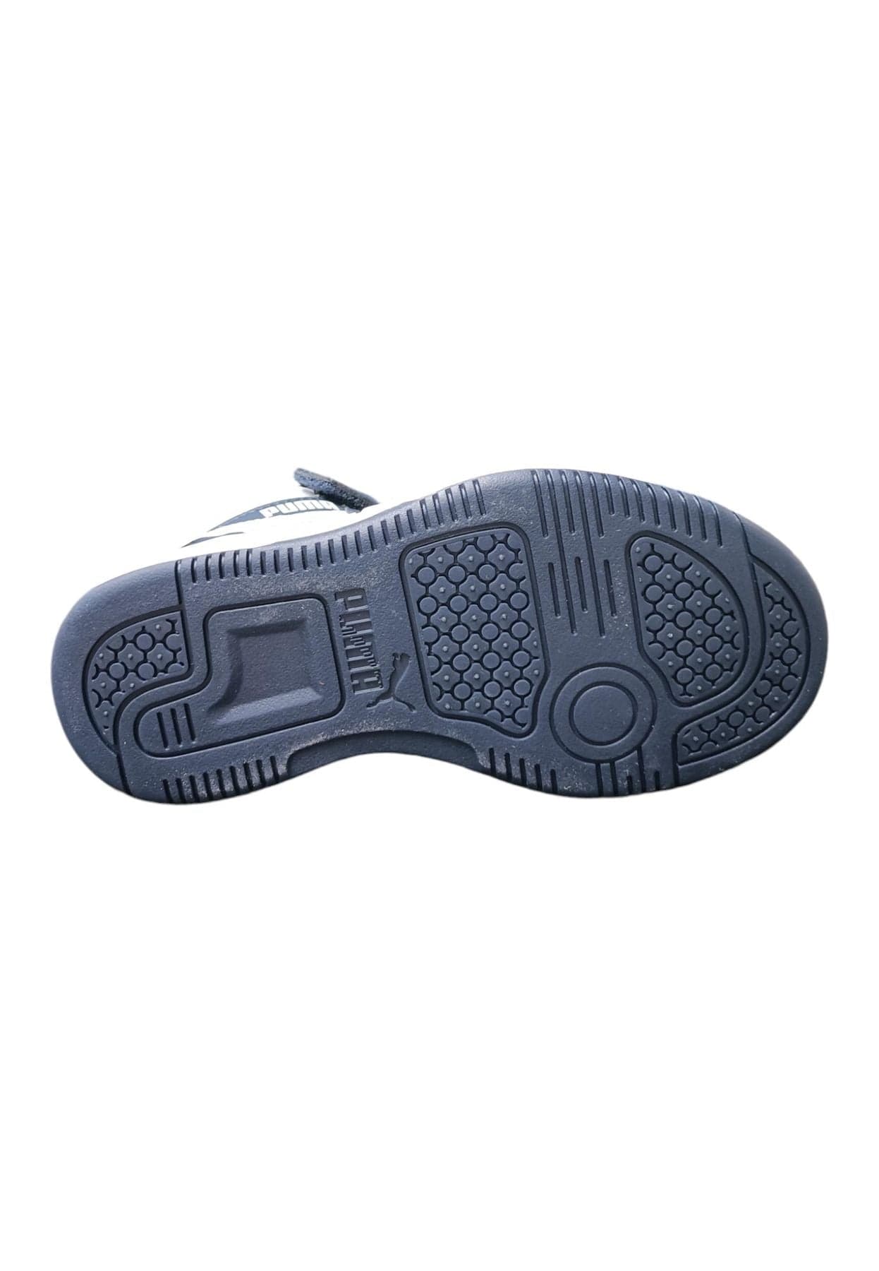 Scarpe sneakers Unisex bambini PUMA REBOUND  bianco-nero laccio elastico e velcro in Ballerine Scarpetteria Gica - Trani, commercioVirtuoso.it