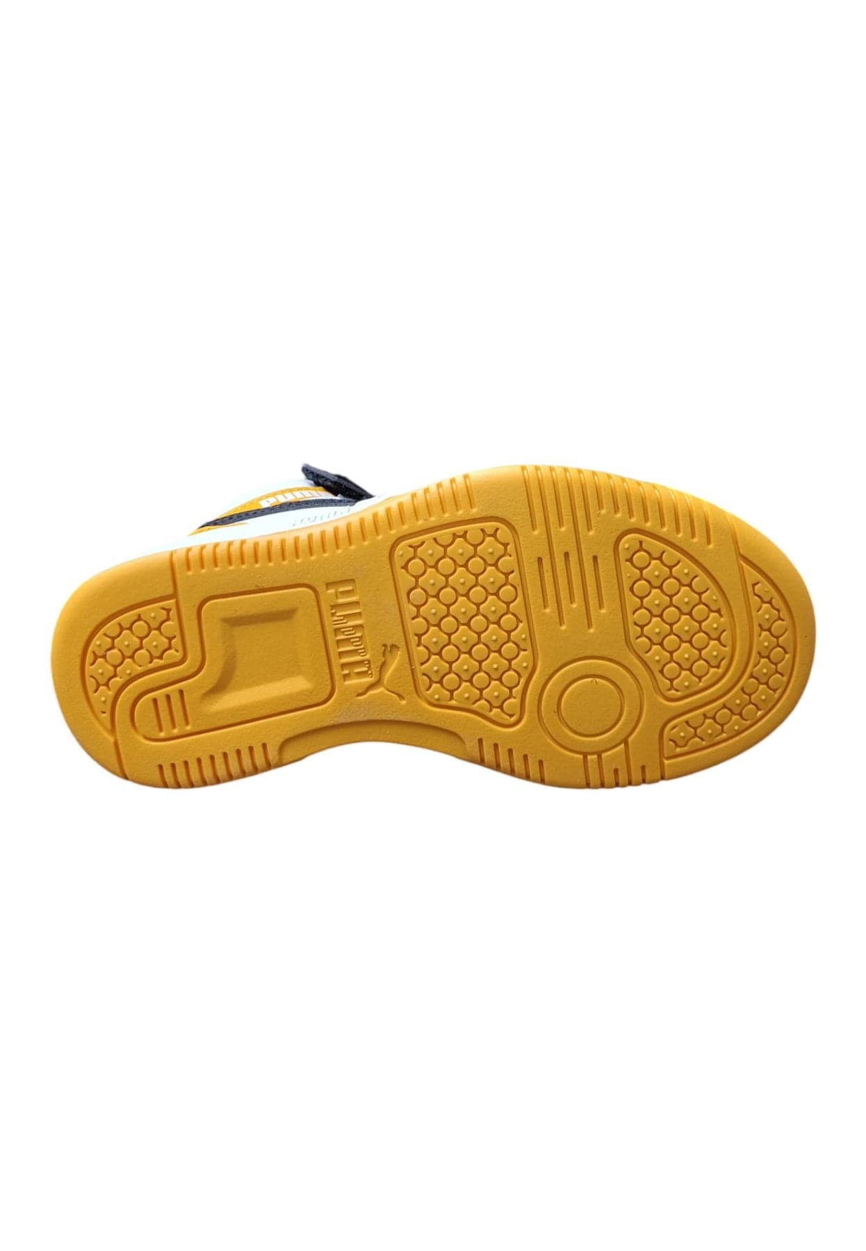 Scarpe sneakers Unisex bambini PUMA REBOUND  bianco-nero-giallo laccio elastico e velcro in Ballerine Scarpetteria Gica - Trani, commercioVirtuoso.it