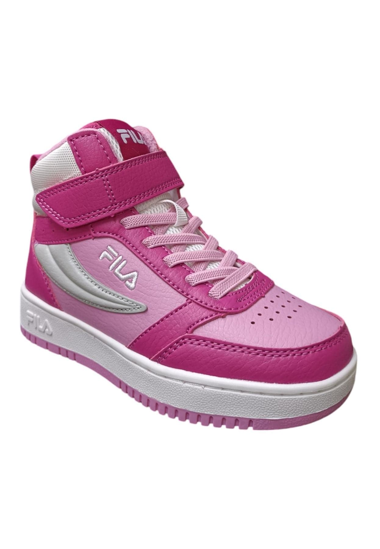 Scarpe sneakers Unisex bambino fila REGA bianco-nero-rosso laccio elastico e vecro in Ballerine Scarpetteria Gica - Trani, commercioVirtuoso.it