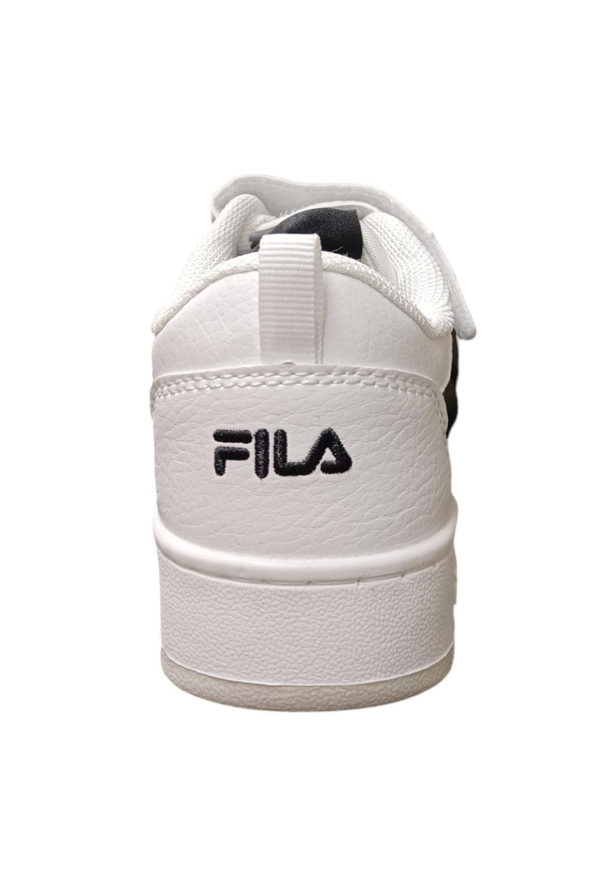 Scarpe sneakers Unisex bambini fila REGA  bianco-nero-celeste-grigio laccio elastico e velcro in Ballerine Scarpetteria Gica - Trani, commercioVirtuoso.it