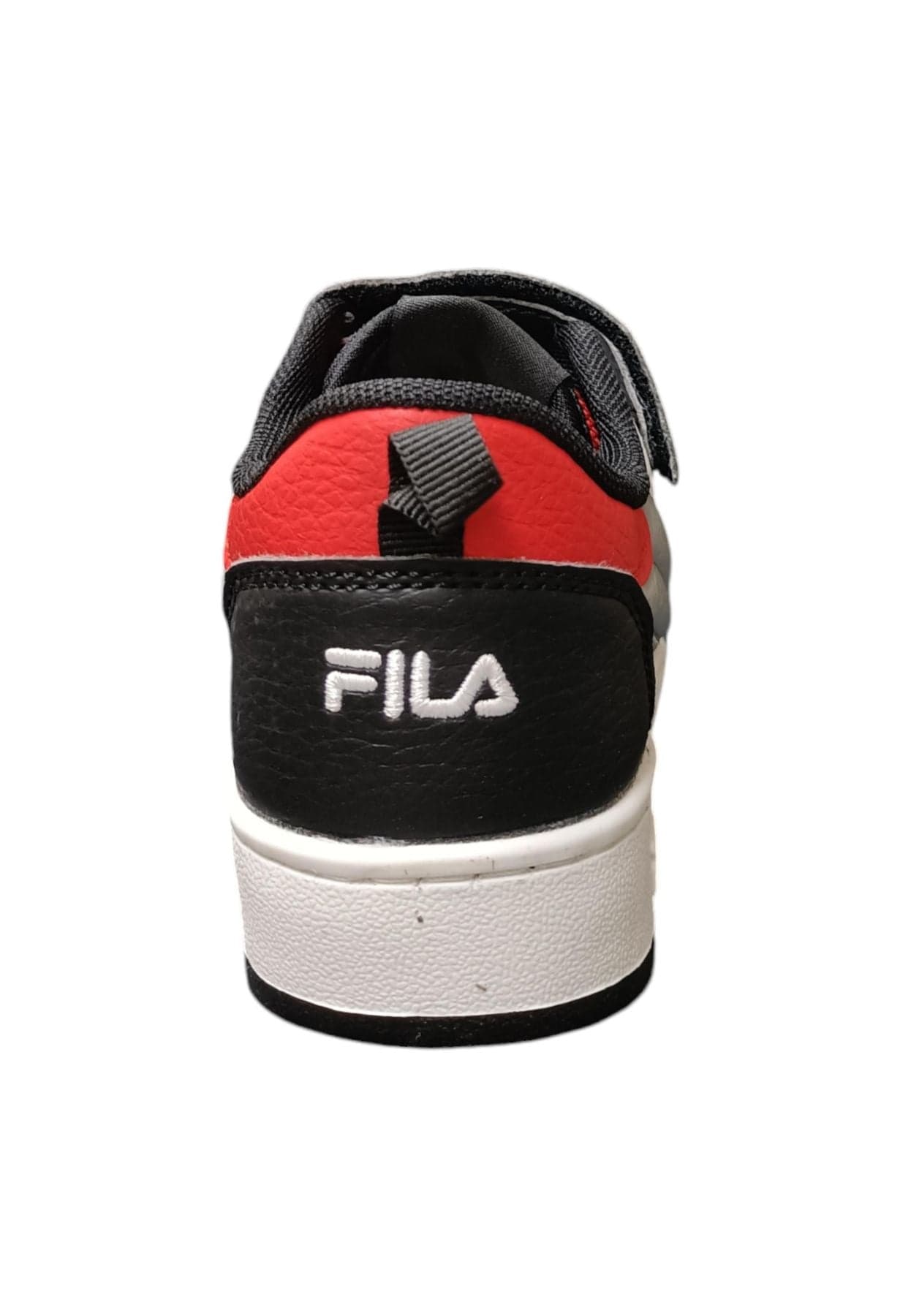 Scarpe sneakers Unisex bambini fila REGA  bianco-nero-celeste-grigio laccio elastico e velcro in Ballerine Scarpetteria Gica - Trani, commercioVirtuoso.it