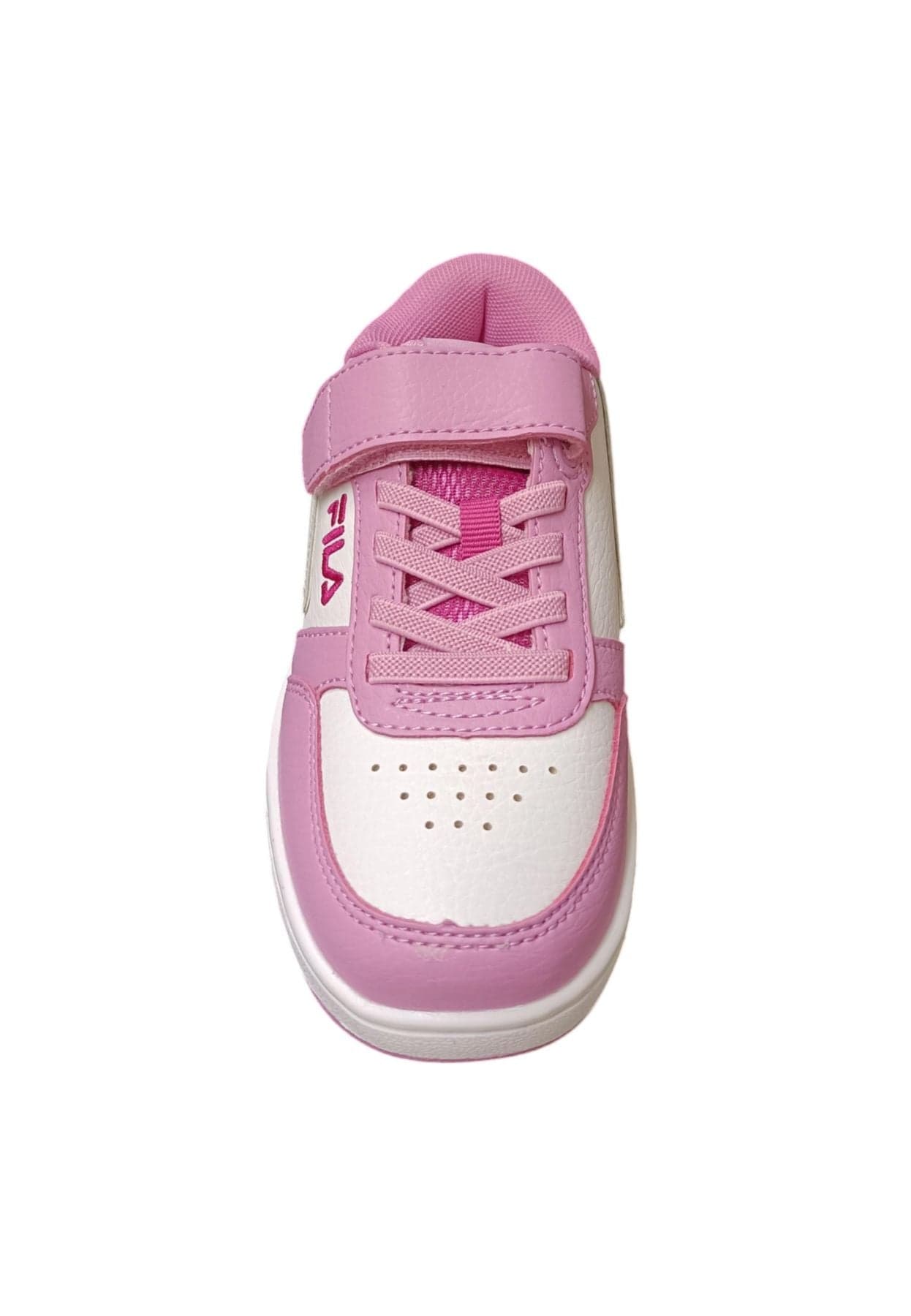 Scarpe sneakers Unisex bambini fila REGA  bianco-nero-celeste-grigio laccio elastico e velcro in Ballerine Scarpetteria Gica - Trani, commercioVirtuoso.it