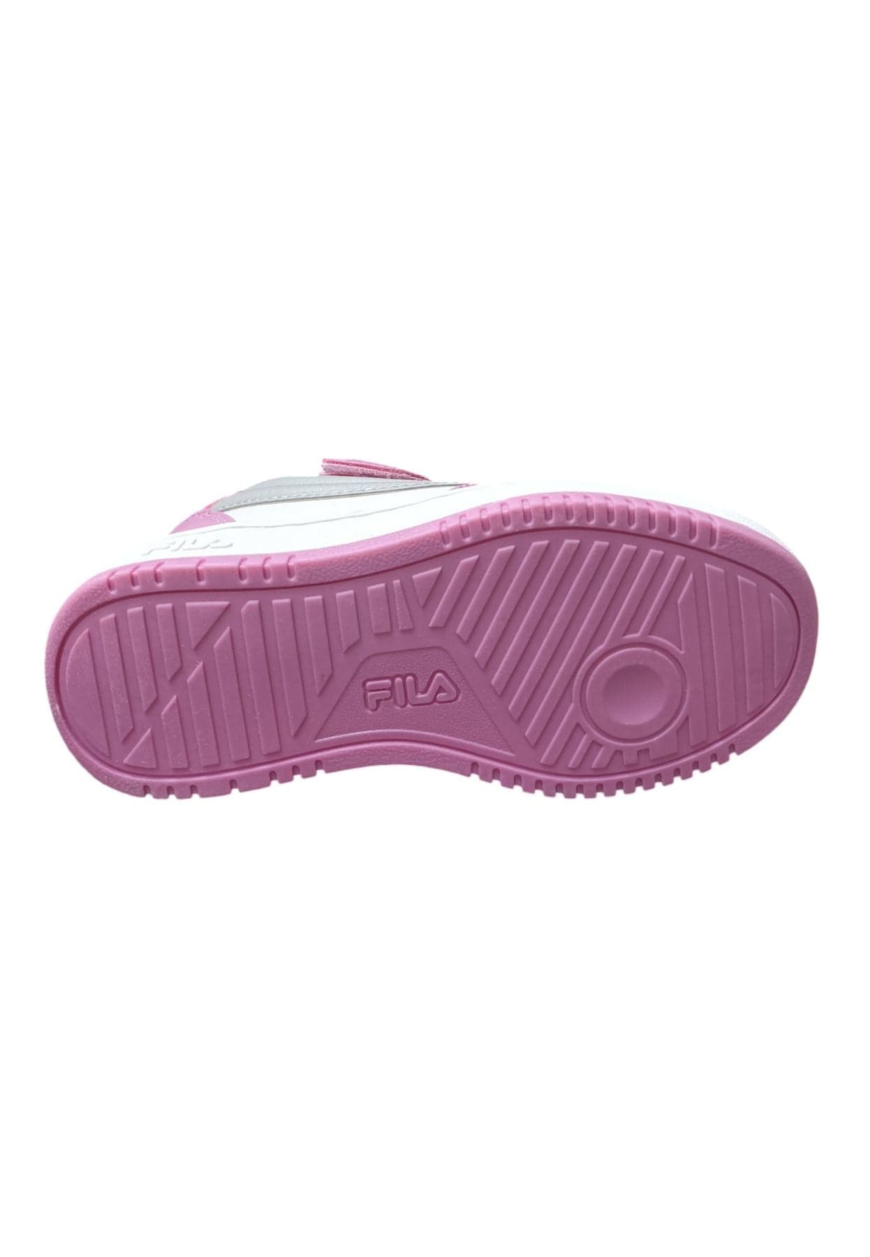 Scarpe sneakers Unisex bambini fila REGA  bianco-nero-celeste-grigio laccio elastico e velcro in Ballerine Scarpetteria Gica - Trani, commercioVirtuoso.it