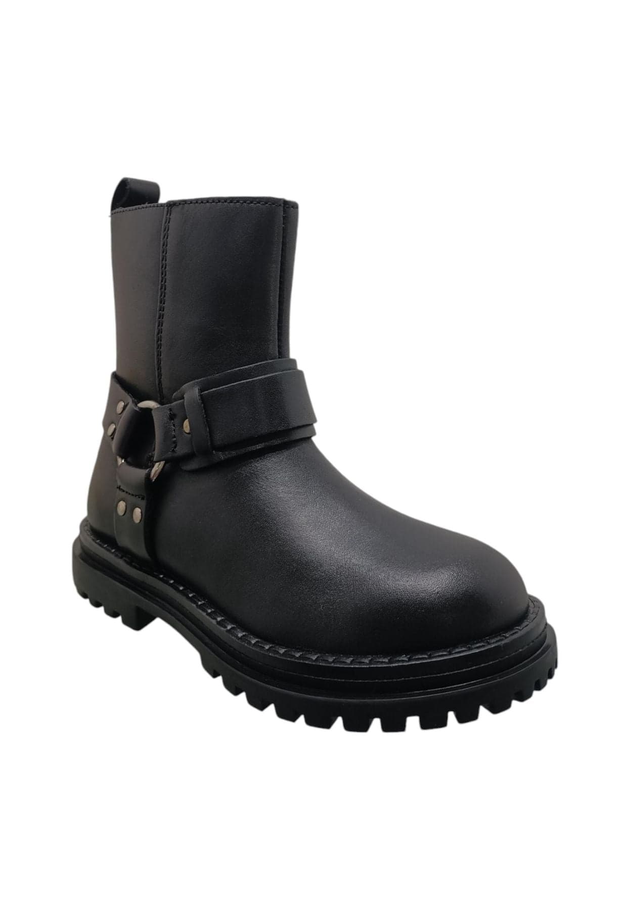 Stivaletti bambina Ciao Rock nero pelle - Stile italiano con lacci e zip laterale in Ballerine Scarpetteria Gica - Trani, commercioVirtuoso.it