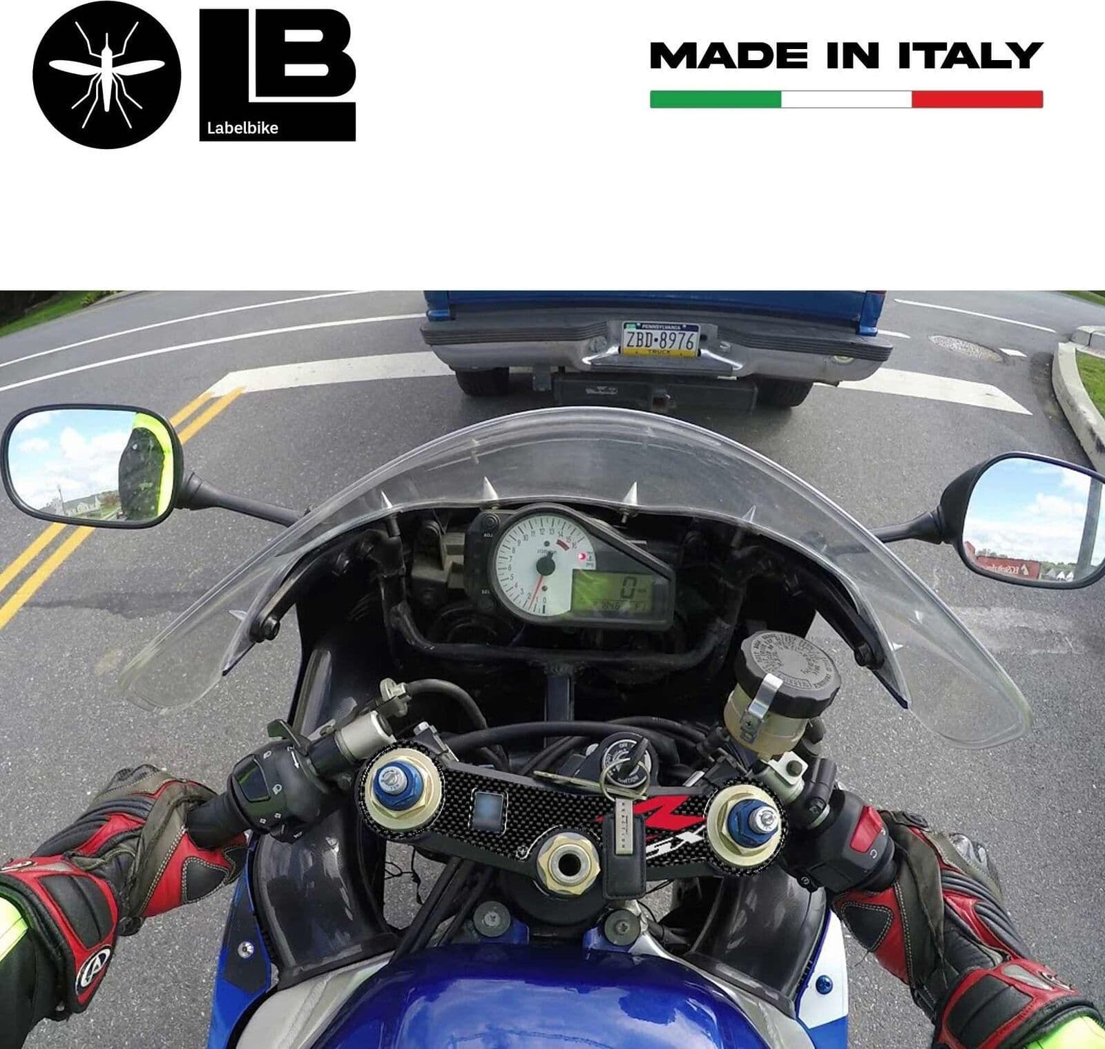 Kit Adesivi 3D Protezioni GSX-R compatibile con Suzuki GSX-R 600 2000-2003 - 2