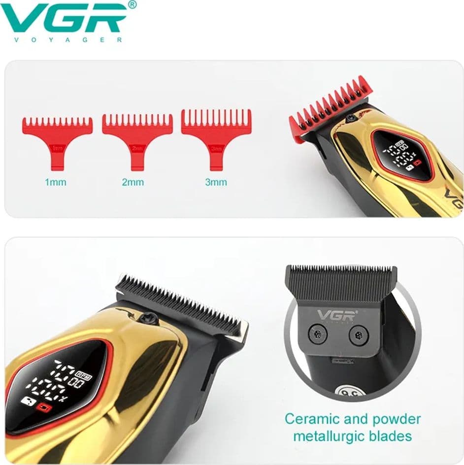 Tagliacapelli Professionale VGR V-945 – Rasoio e Trimmer Barber Precisione - 18