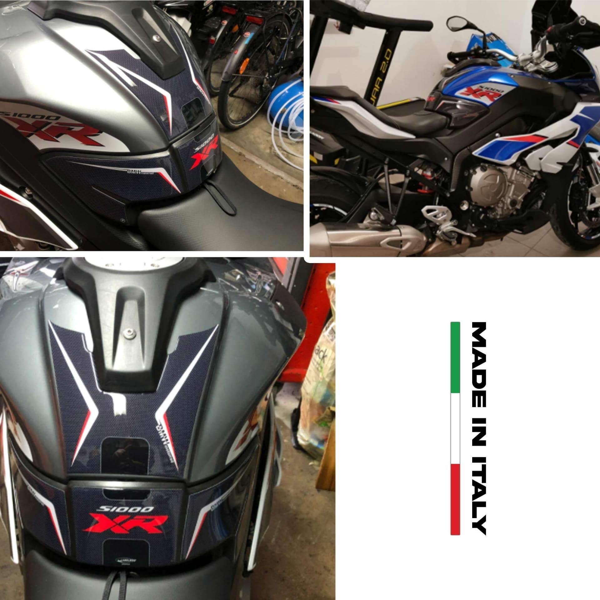 Kit S1000 Xr Adesivi 3D Protezioni Serbatoio compatibili con Bmw S1000xr - 5