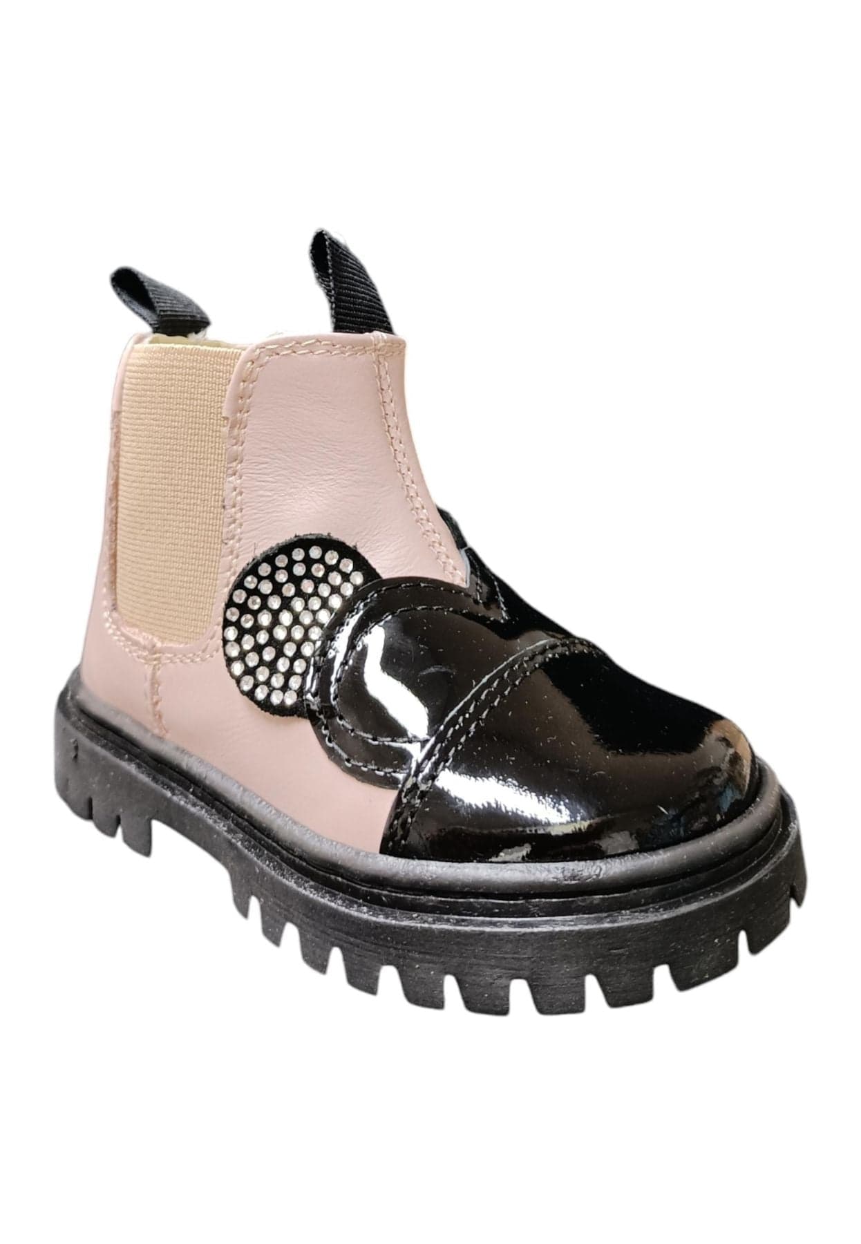 Stivaletti bambina Balducci Matrix nero rosa pelle - Primi passi Made in Italy in Ballerine Scarpetteria Gica - Trani, commercioVirtuoso.it