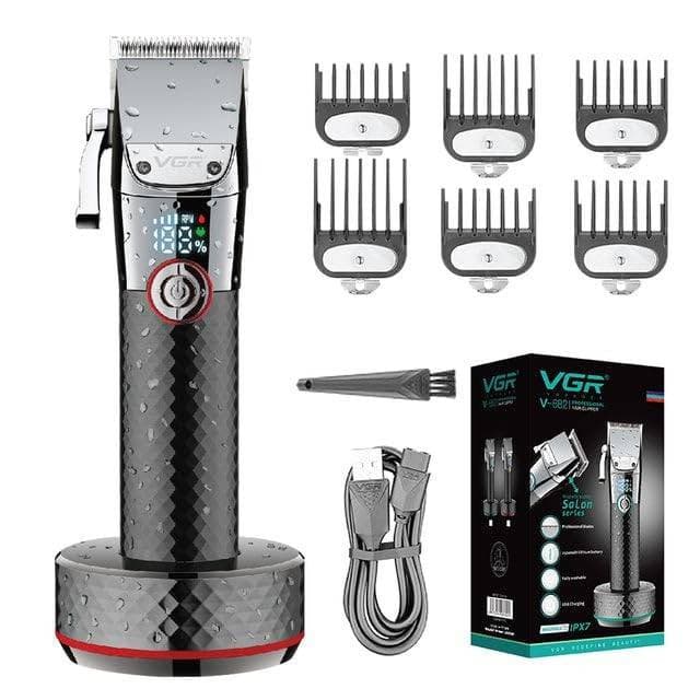 Tagliacapelli Professionale VGR V-682 – Rasoio, Clipper Barber, Regolabarba - 9