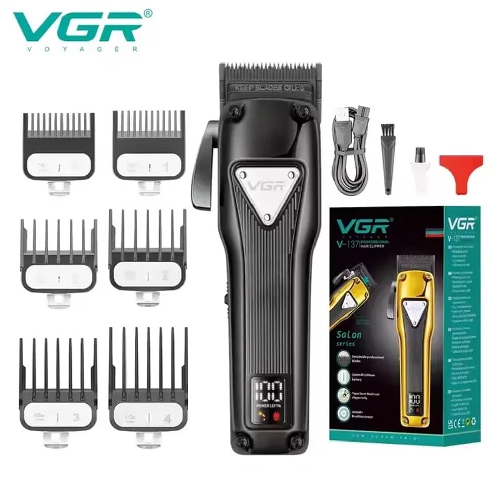 VGR V-137 Tagliacapelli Professionale Cordless | Rasoio Clipper Barber - 11