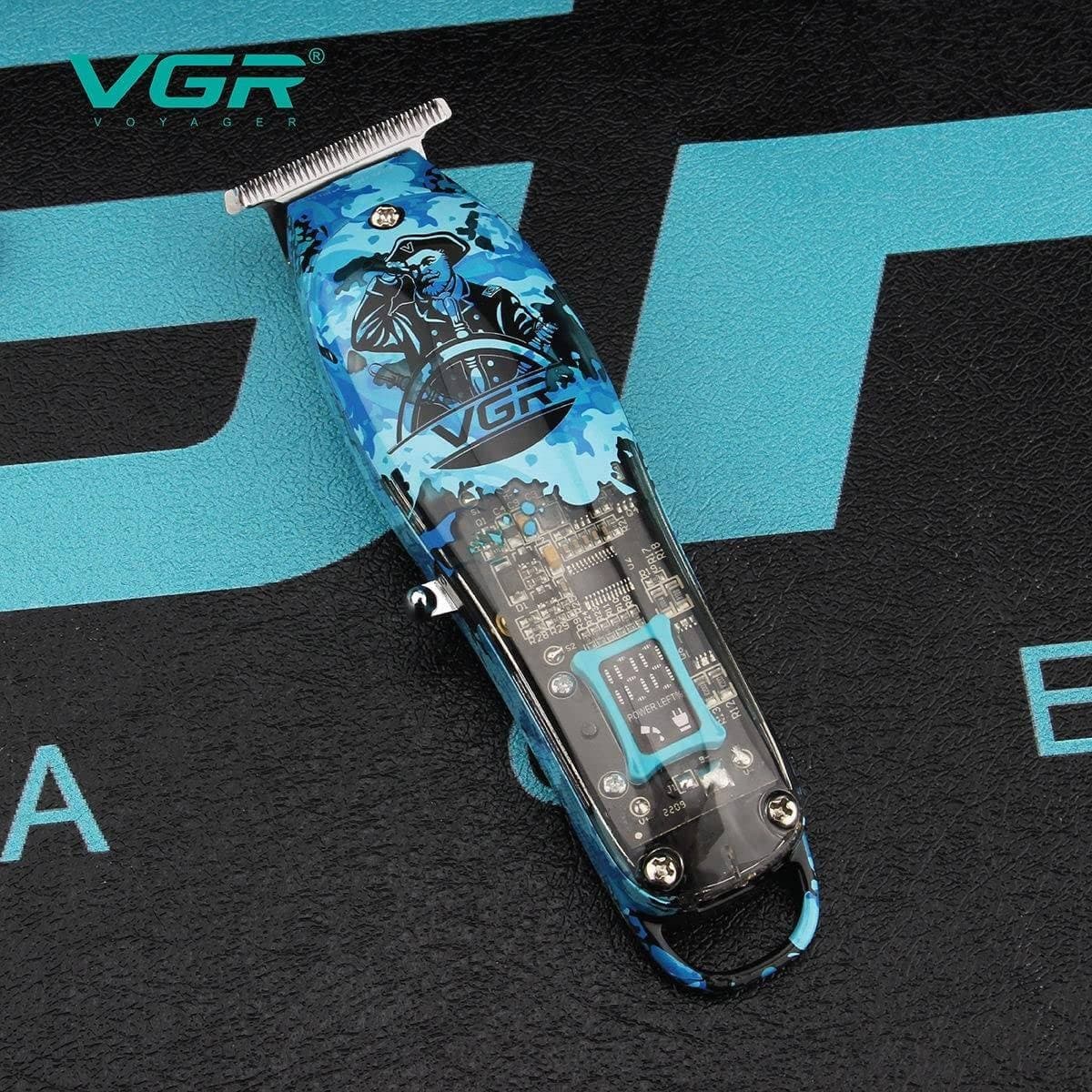 Tagliacapelli Professionale VGR V-923 Trimmer Barber Regolabarba - 8