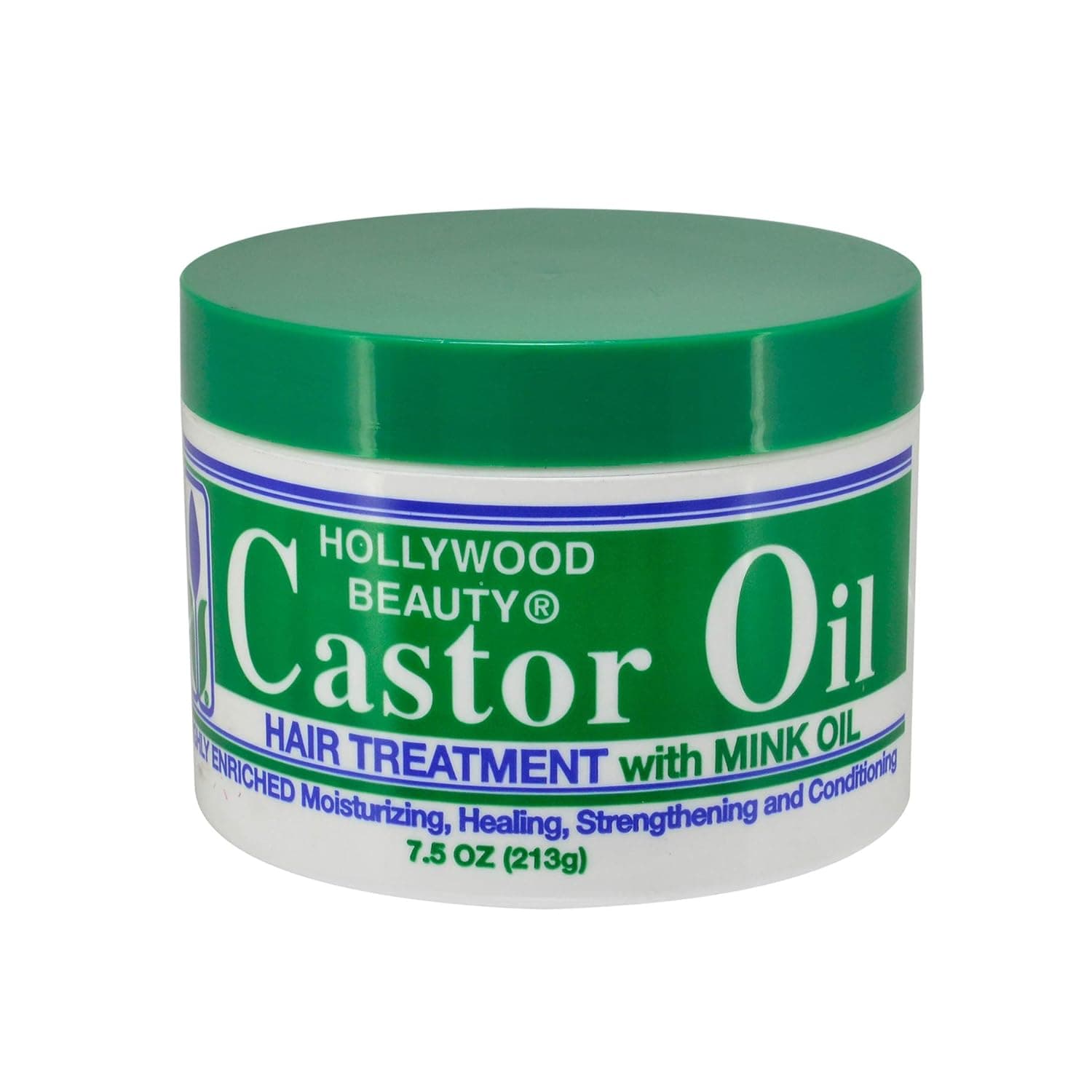 HOLLYWOOD BEAUTY CASTOR OIL HAIR TREATMENT HIGHLY ENRICHED 213G CREAM PER CAPELLI