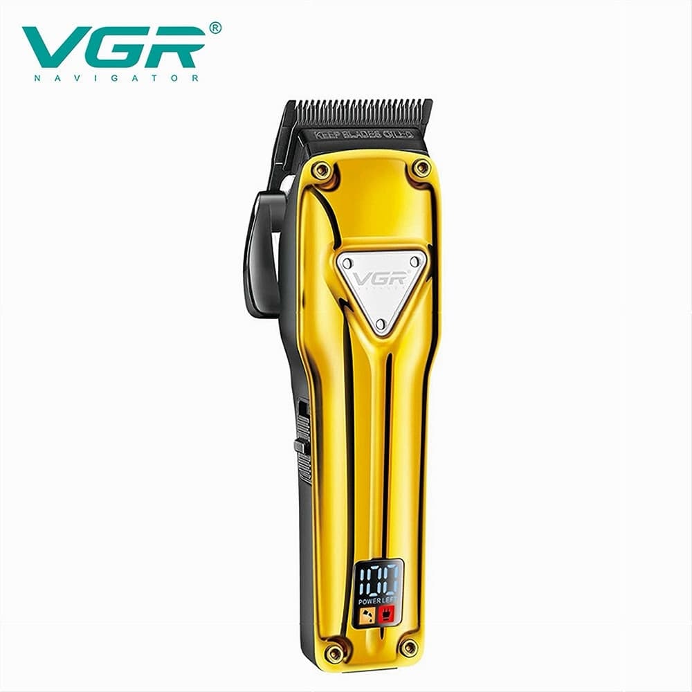 VGR V-136 Tagliacapelli Professionale Rasoio Clipper Barber Regolabarba - 12