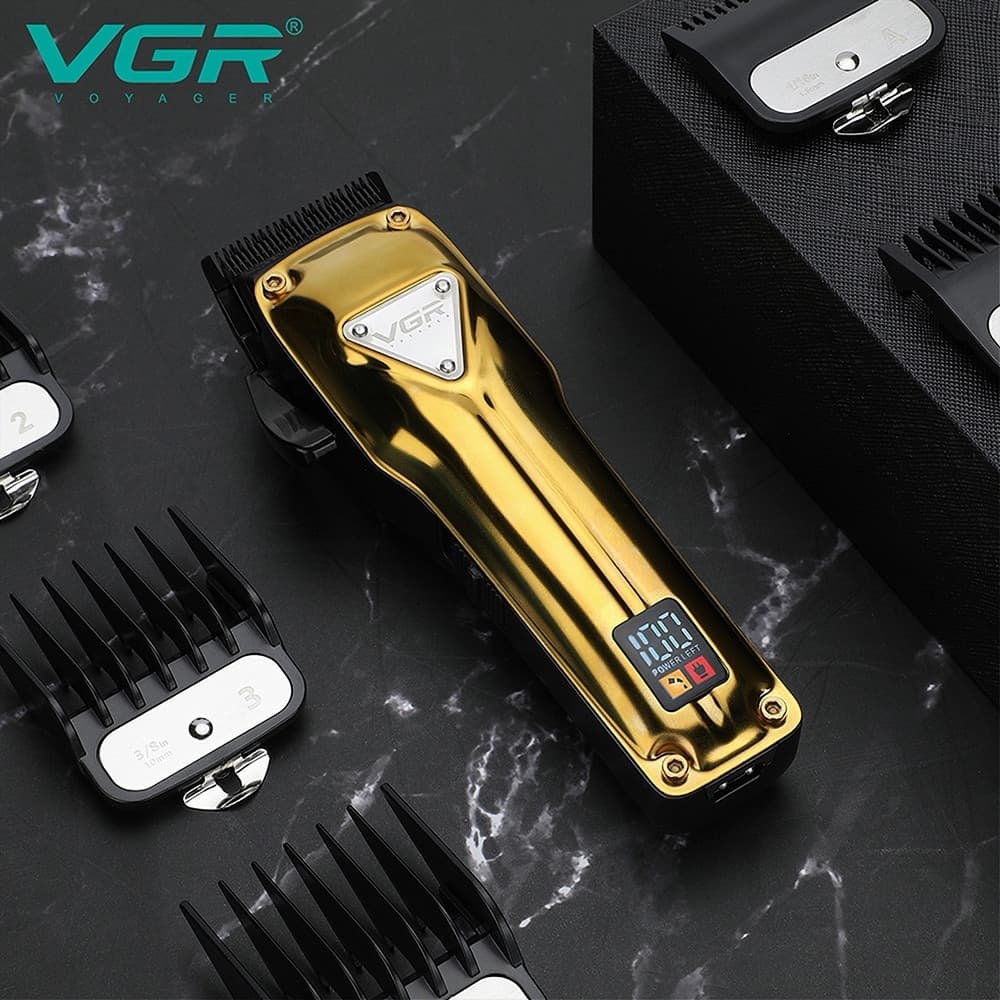 VGR V-136 Tagliacapelli Professionale Rasoio Clipper Barber Regolabarba - 10
