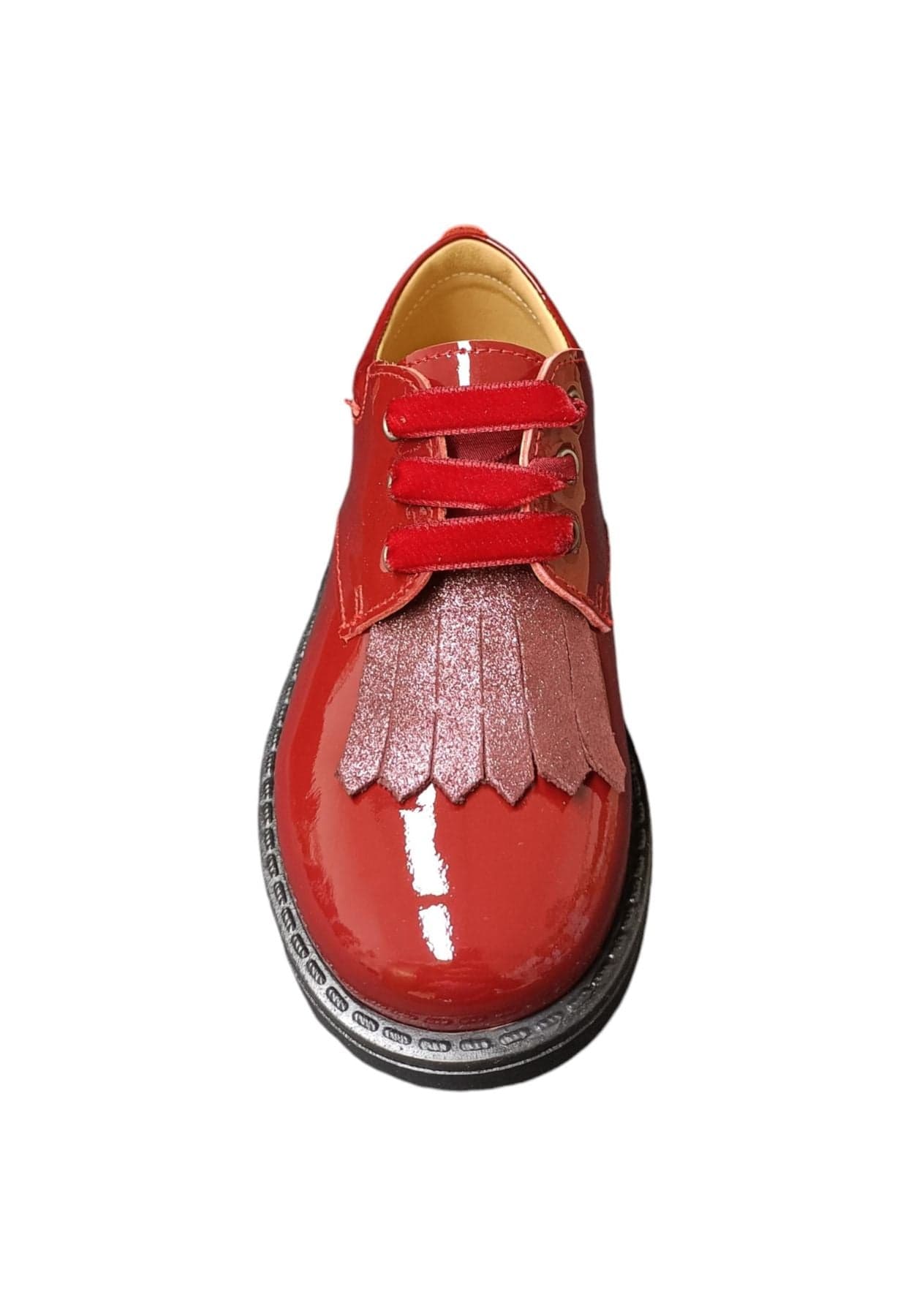Scarpe inglesino scarpa elegante Bambine e ragazze platis P2340  rosso laccio in Ballerine Scarpetteria Gica - Trani, commercioVirtuoso.it