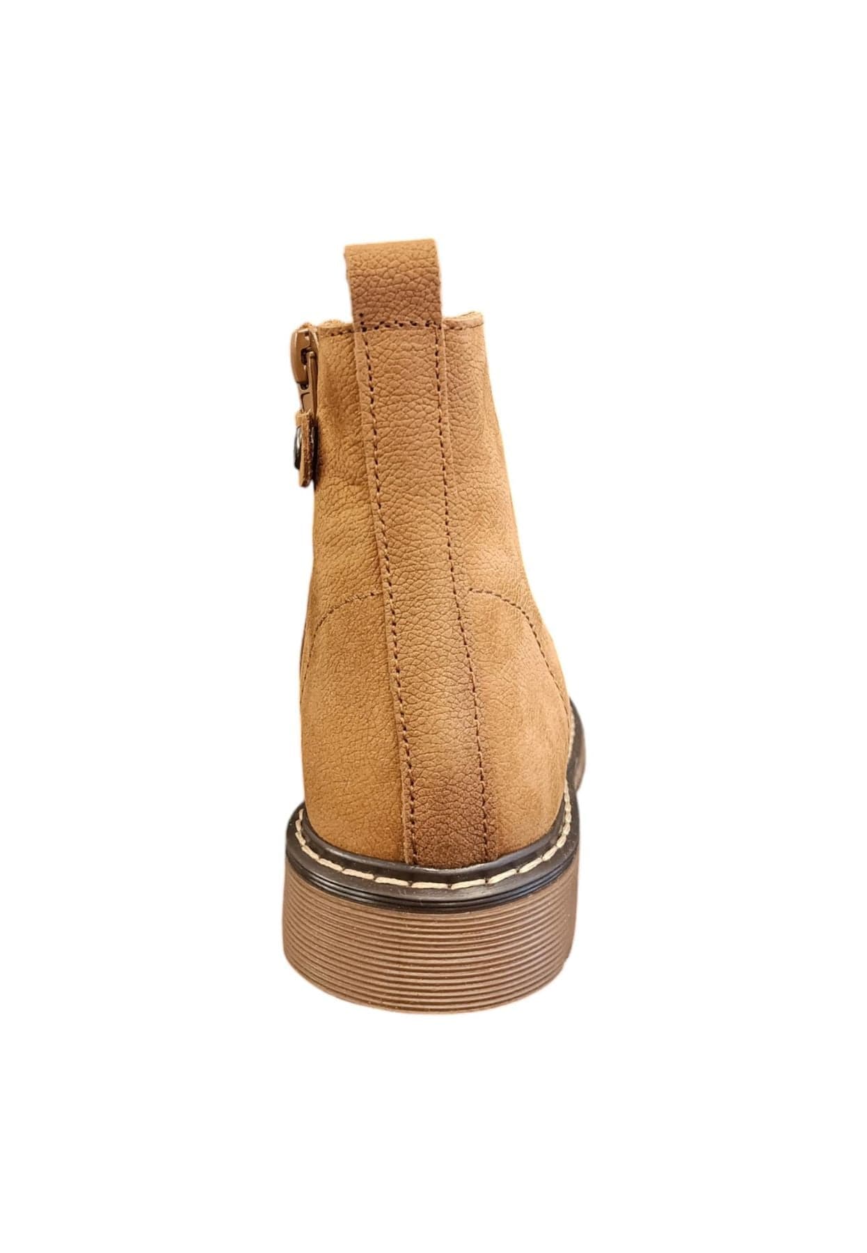 Anfibio bambino Platis P1196 tabacco suede zip laterale urban style in Stivali Scarpetteria Gica - Trani, commercioVirtuoso.it