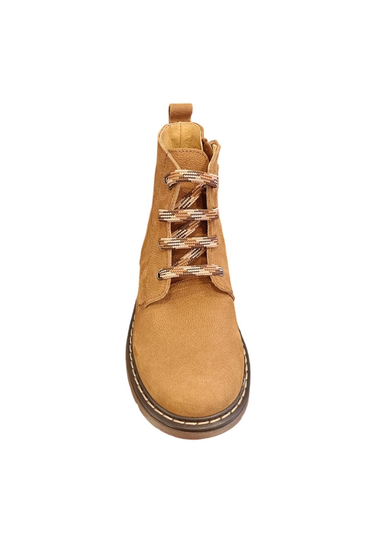 Anfibio bambino Platis P1196 tabacco suede zip laterale urban style in Stivali Scarpetteria Gica - Trani, commercioVirtuoso.it