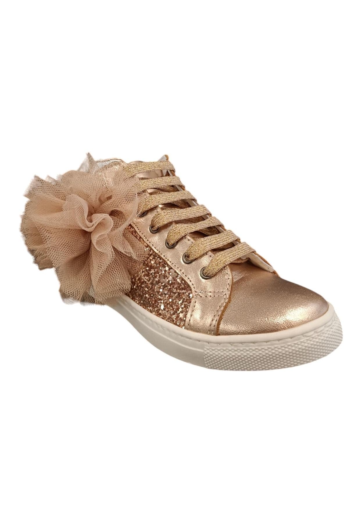 Scarpe sneakers Bambine e ragazze platis P2422  glitter argento-rosa laccio in Sneaker casual Scarpetteria Gica - Trani, commercioVirtuoso.it