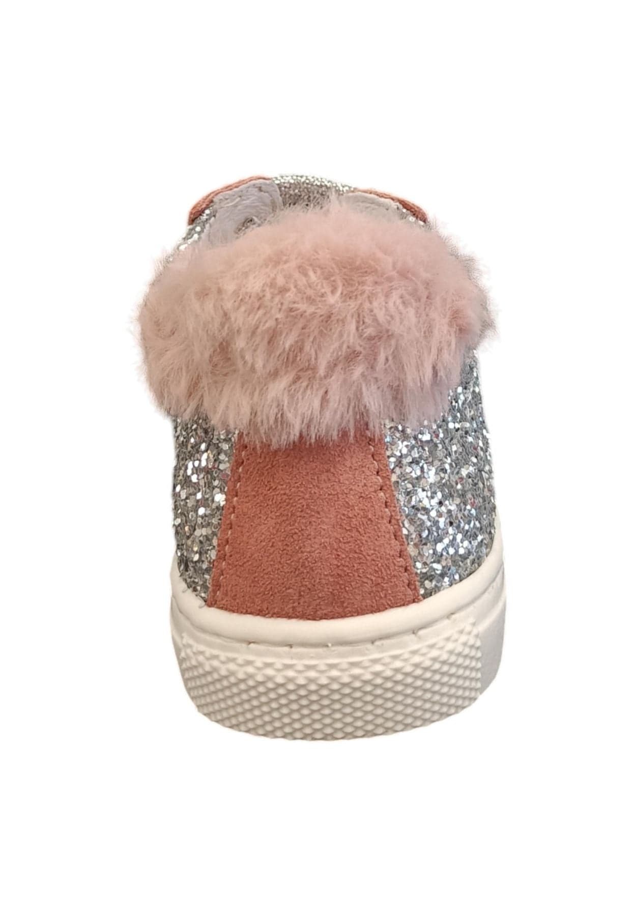 Scarpe sneakers Bambine e ragazze platis P2422  glitter argento-rosa laccio in Sneaker casual Scarpetteria Gica - Trani, commercioVirtuoso.it