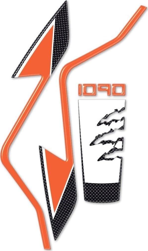 PROTEZIONE PARAFANGO ANTERIORE adesivi 3D compatibile per MOTO KTM 1090 ADVENTURE - 2