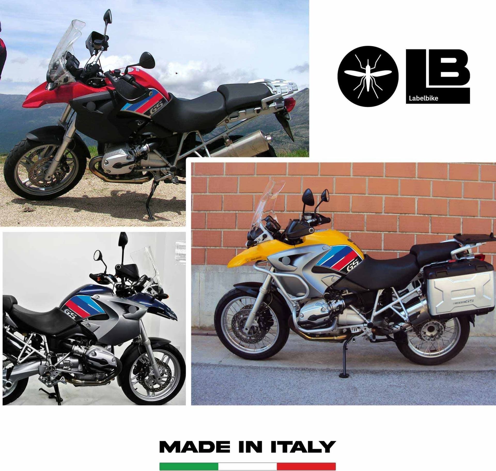 2 Adesivi 3D Protezioni Laterali Rally compatibile con Bmw Gs R1200 2004-2007 - 2