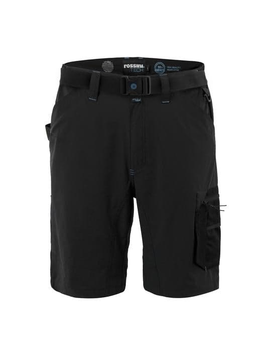 Bermuda Rainold Light Nero Rossini Tech Meccanico Elettricista Magazziniere Elasticizzato - 2