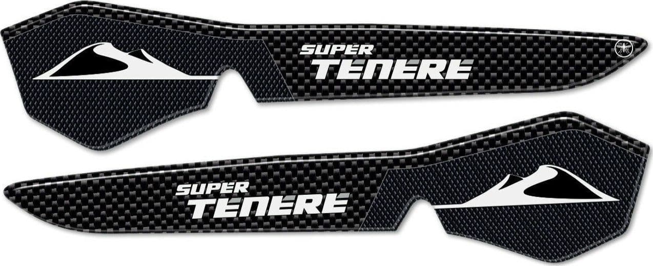 2 adesivi 3D paramani compatibili con Yamaha Super Tenere - 3