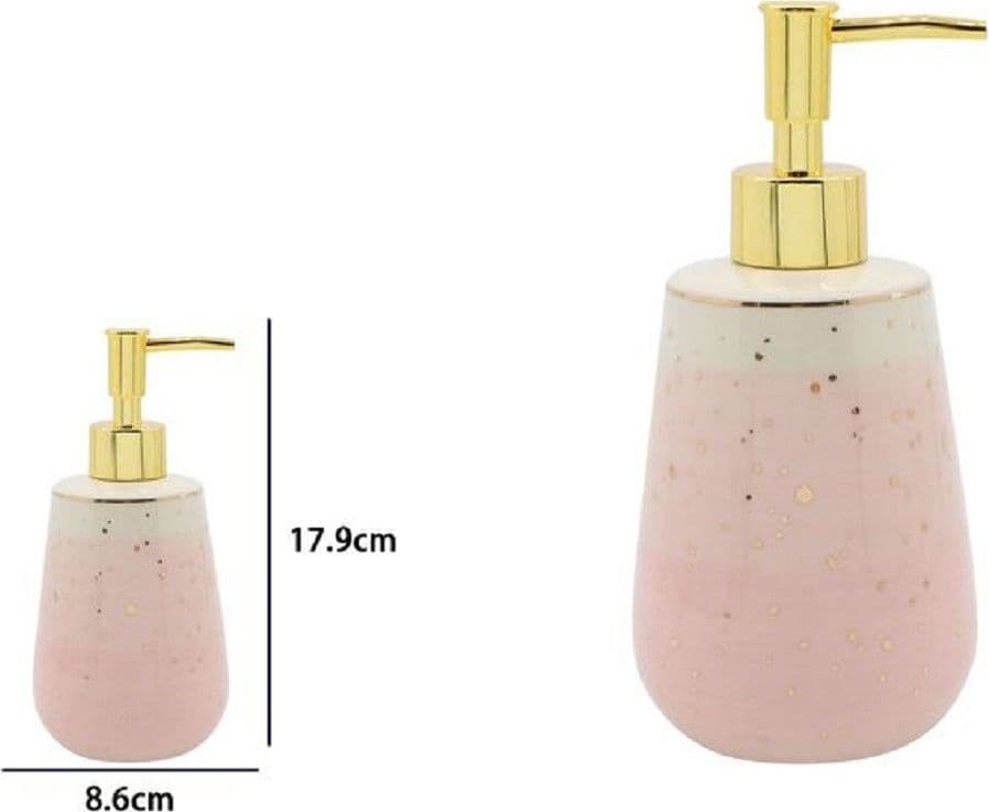 DISPENSER PER SAPONE LIQUIDO 17.9X8.6CM LAVANDINO ACCESSORI ARREDO BAGNO 79969 - 2