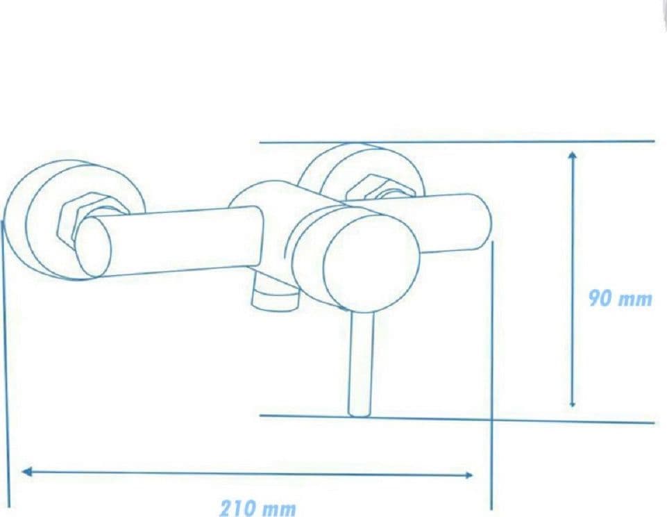 RUBINETTO BAGNO MODERNO NERO OPACO MISCELATORE ORIENTABILE CABINA DOCCIA 87394 - 3