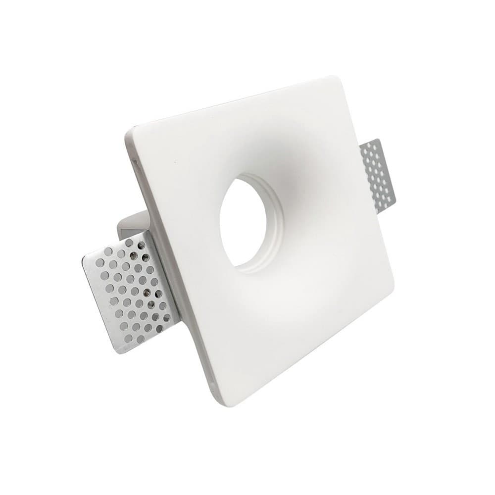 FARETTO SMART GESSO LED GU10 WIFI INCASSO QUADRATO SCOMPARSA RGB CCT ALEXA GOOGLE - 9