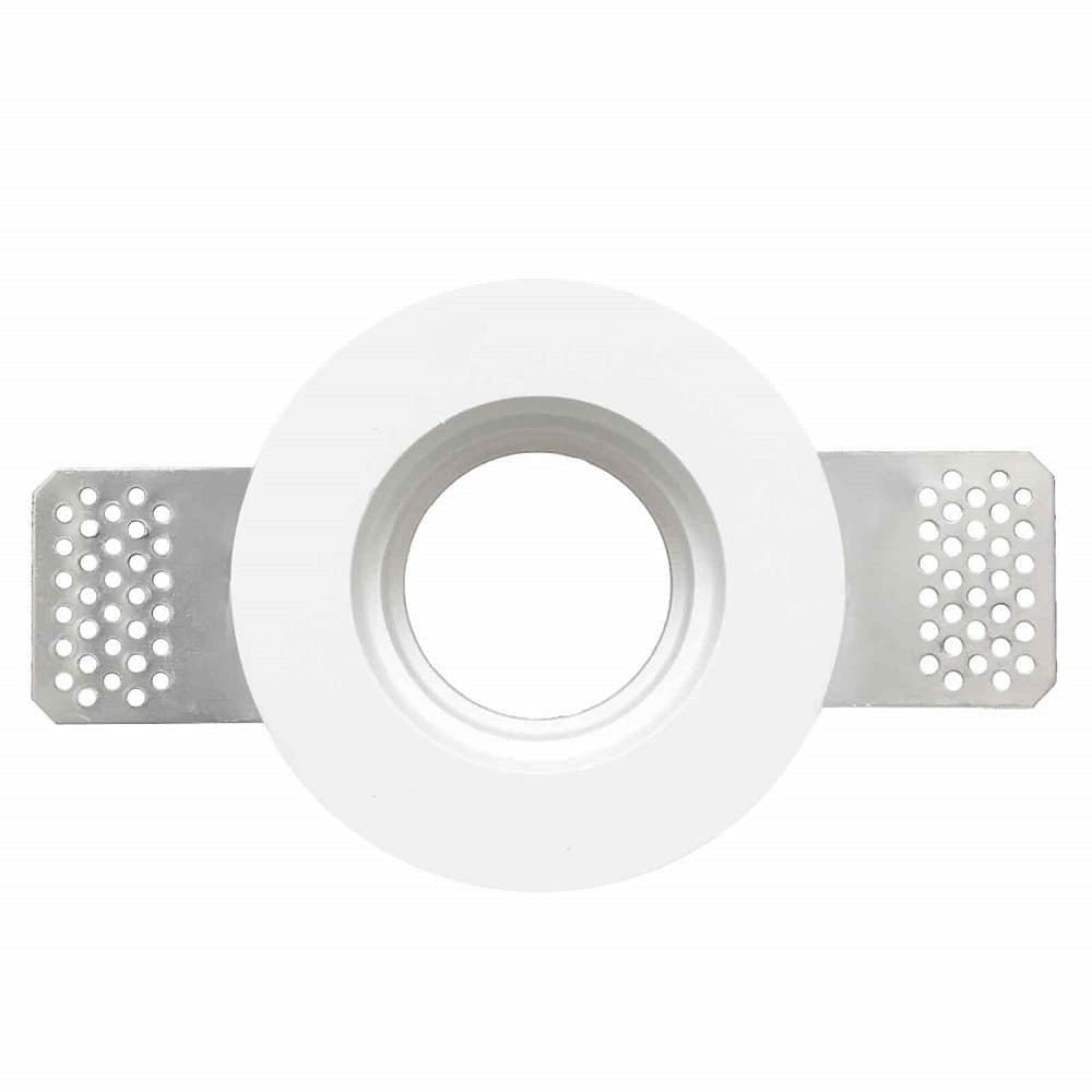 FARETTO SMART GESSO TONDO LED GU10 WIFI LUCE INCASSO RGB CCT ALEXA GOOGLE 125MM - 8