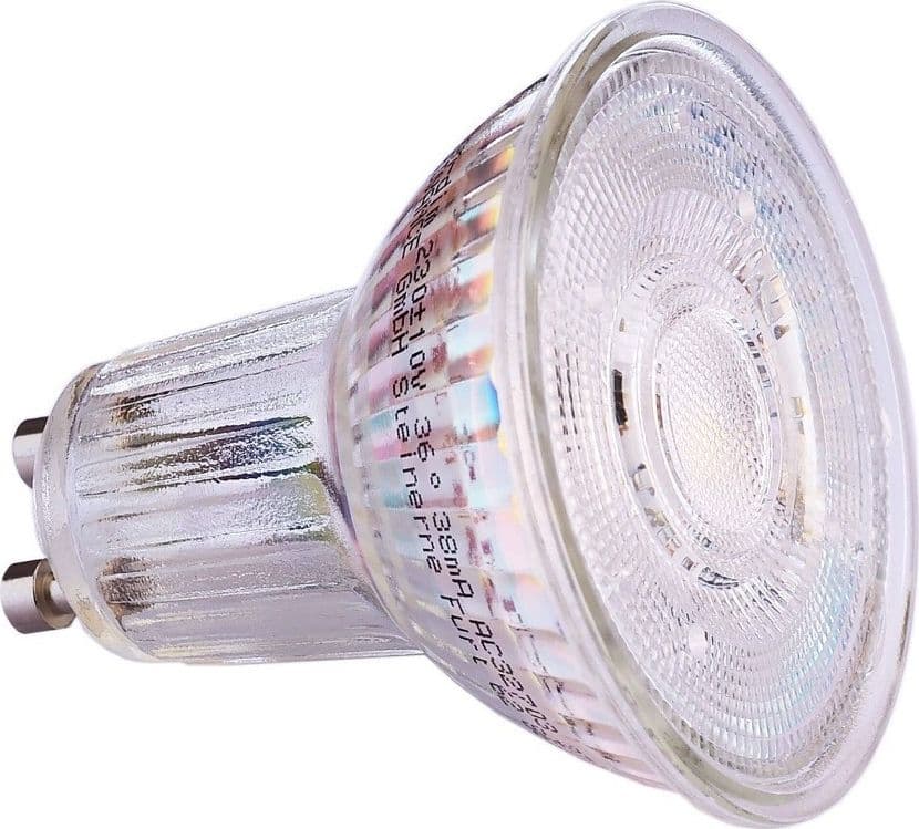 LAMPADINA OSRAM FARETTO SPOT LAMPADA VETRO LED GU10 4.3W LUCE CALDA 2700K 230V - 2