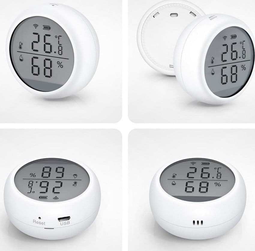 TERMOMETRO SMART WIFI SENSORE TEMPERATURA UMIDITA APP IFTTT SMART LIFE ALEXA GOOGLE - 10