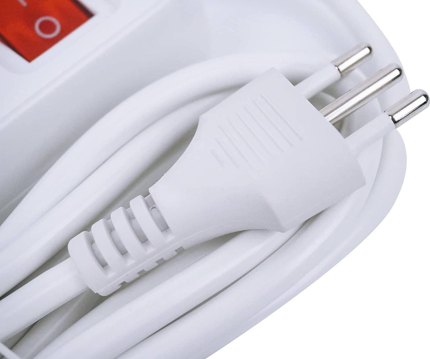 MULTIPRESA SHUKO BIPASSO 10 E 16 AMP 4 POSTI CIABATTA ELETTRICA CON INTERRUTTORE - 5
