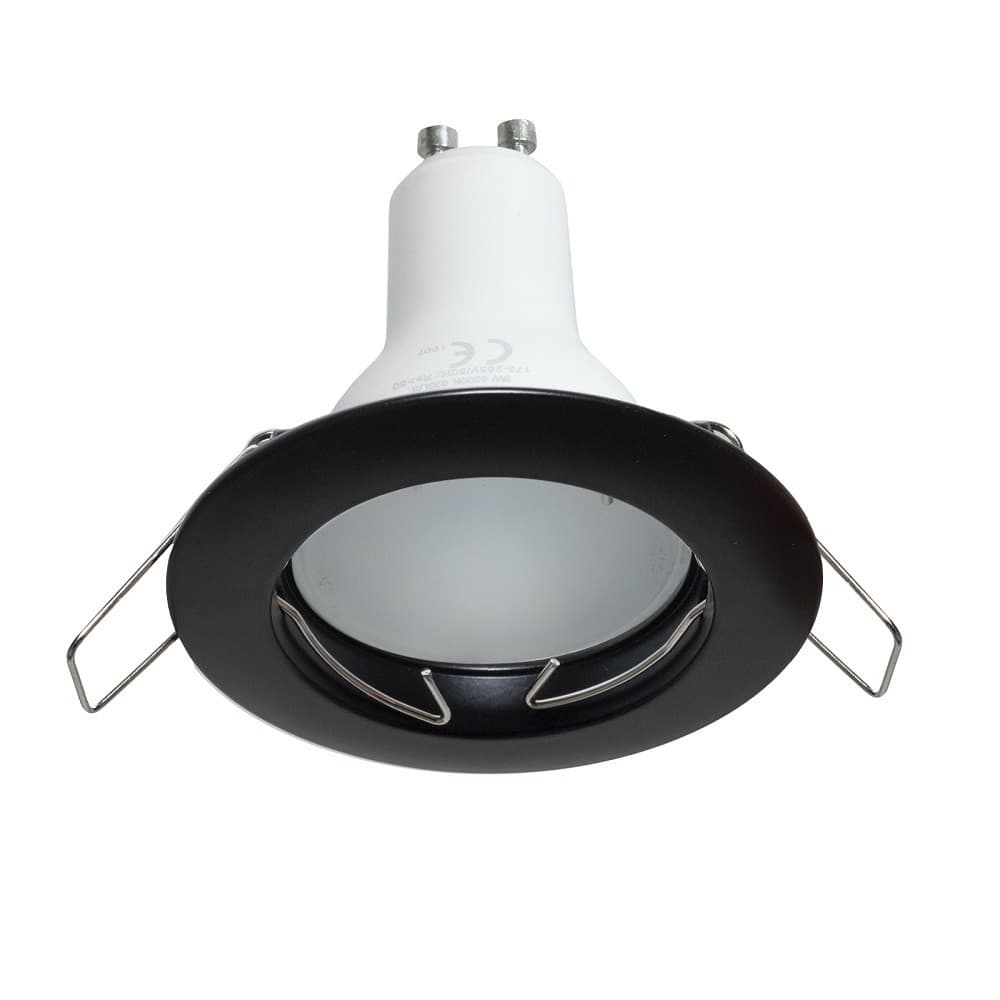 FARETTO LAMPADA LED 8 W LUCE 3000K 4000K 6000K INCASSO TONDO GU10 FORO 6 CM 220V - 10