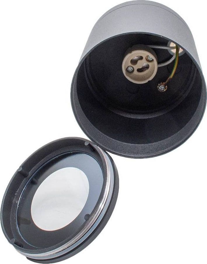 FARETTO LAMPADA SOFFITTO BAGNO VASCA BOX DOCCIA PORTALAMPADA GU10 IMPERMEABILE IP65 - 10