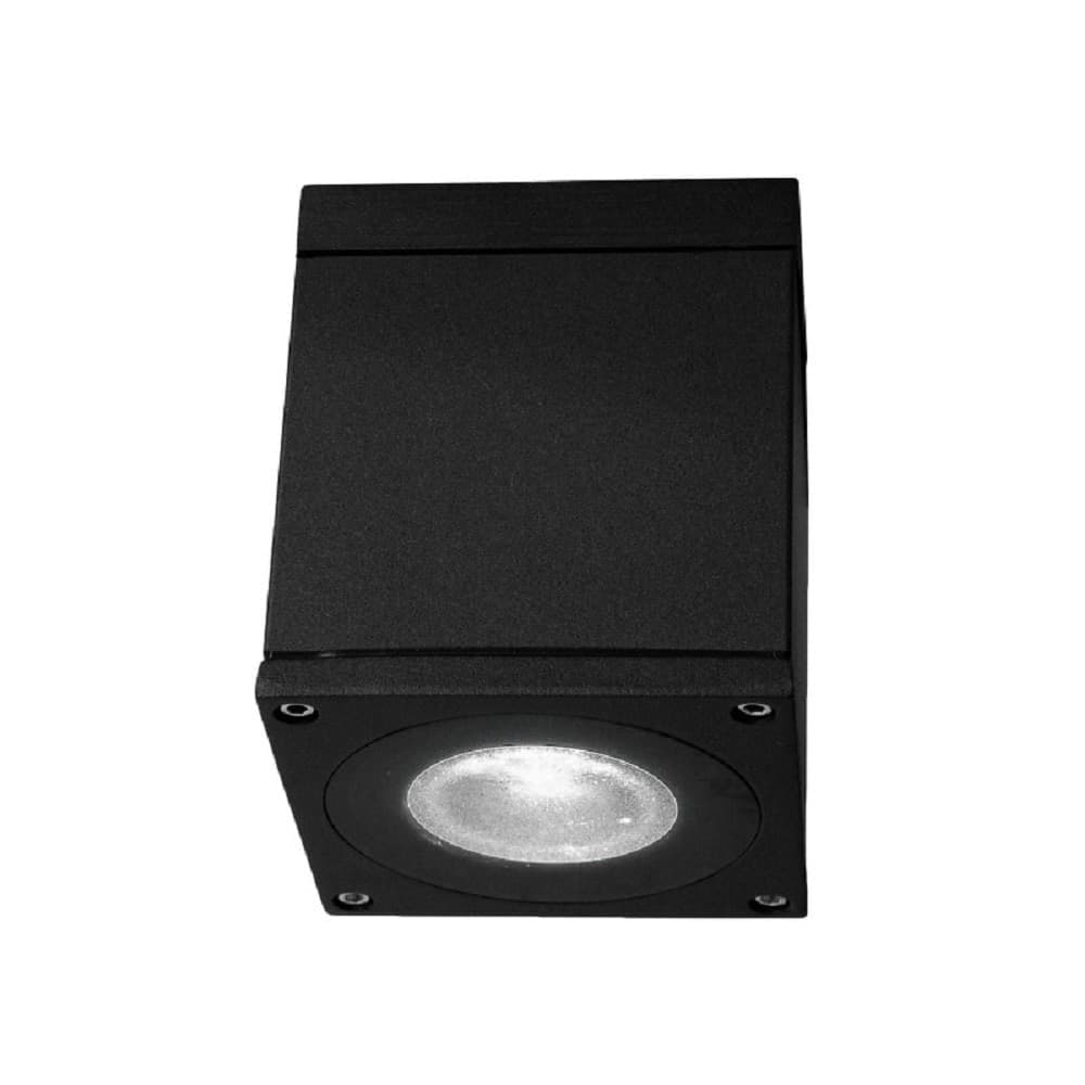 FARETTO PLAFONIERA SOFFITTO LED GU10 LAMPADA QUADRATA ESTERNO IMPERMEABILE IP65 - 10