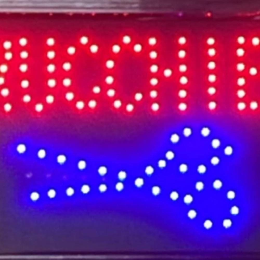 INSEGNA LUMINOSA A LED PER PARRUCCHIERI SALONE BELLEZZA CON SCRITTA PARRUCCHIERA - 2