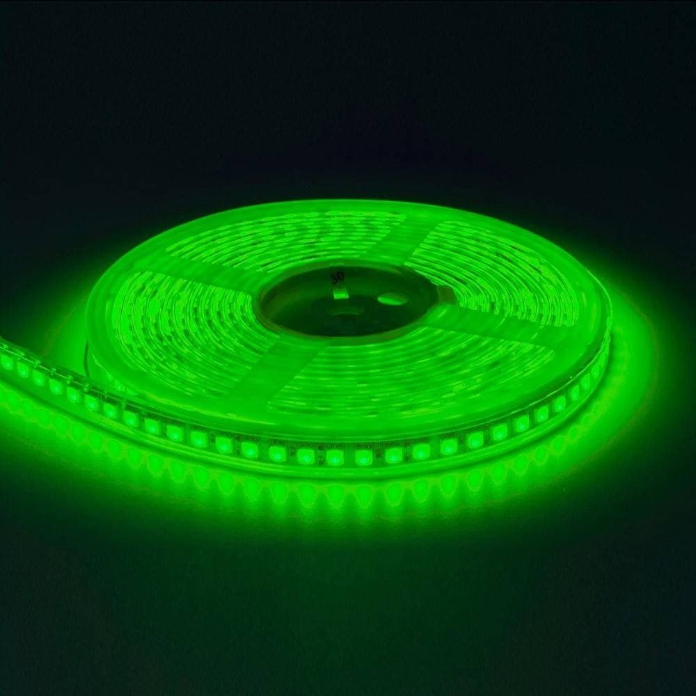 STRISCIA 600LED IMPERMEABILE IP68 DIMMERABILE LUCE MULTICOLORE RGB 75W 24V ESTERNI - 9