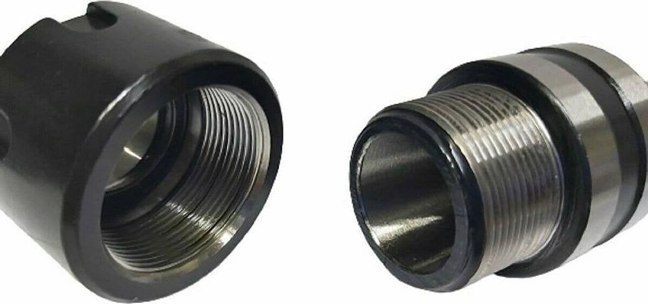 MANDRINO PORTAPINZE TORNIO FRESATRICE CM4 CON 8 PORTA PINZE M10 MT4 - 10