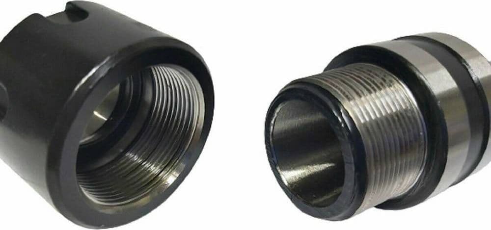 MANDRINO PORTAPINZE TORNIO FRESATRICE CM4 CON 8 PORTA PINZE M10 MT4 - 10