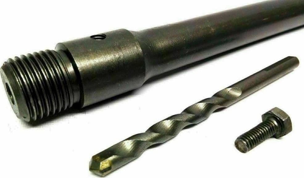 FRESA A TAZZA 110 MM CAROTATRICE CON ASTA SDS PLUS 60 CM CALCESTRUZZO CEMENTO - 10