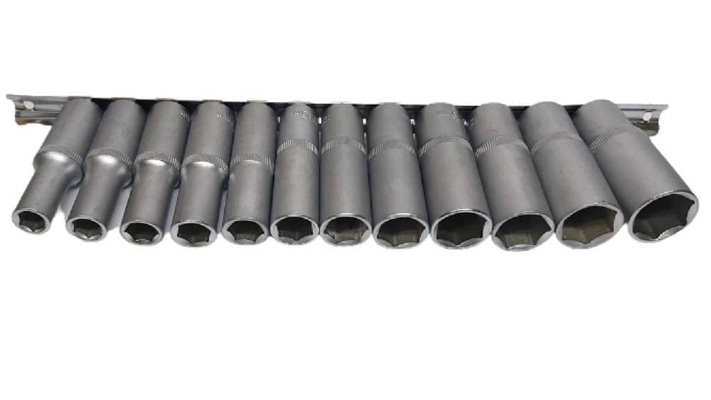 SET DI CHIAVI BUSSOLA LUNGHE DA 1/2 CHROME VANADIUM 10 A 24 MM 12 PEZZI MR70253 - 9