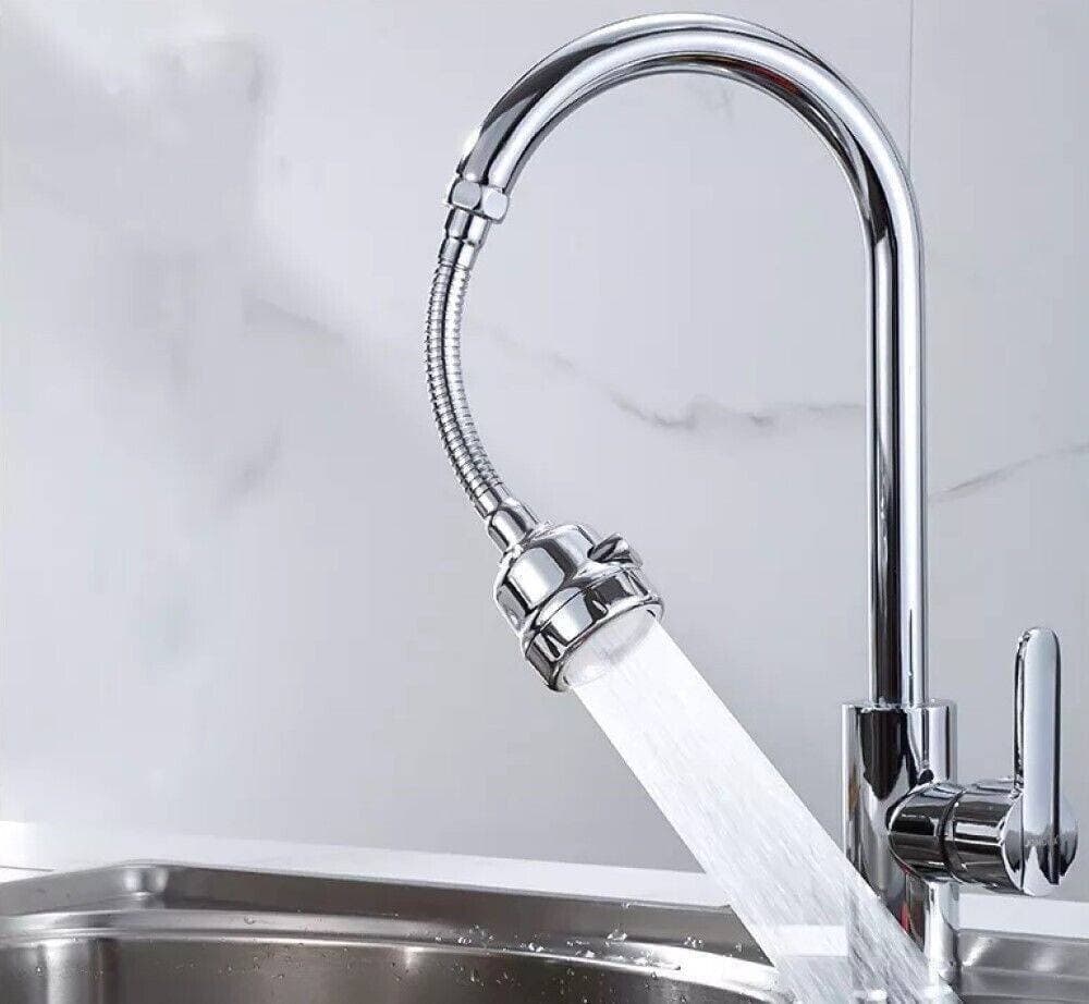 ROMPIGETTO FLESSIBILE A DOCCETTA PER RUBINETTO AREATORE DOCCINO 3 GETTI AB-J309 - 4