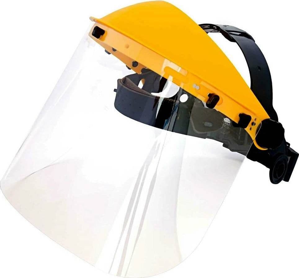 VISIERA DECESPUGLIATORE PROFESSIONALE PROTETTIVA REGOLABILE POLICARBONATO 455310 - 4