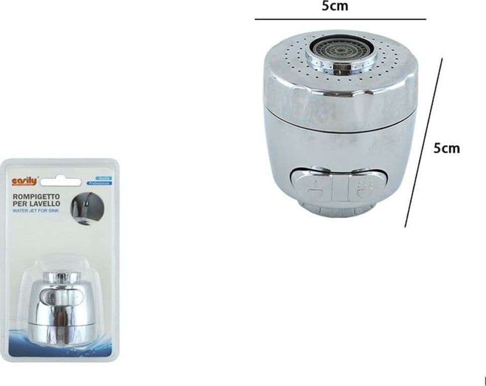 ROMPIGETTO PER LAVELLO DOCCETTA AERATORE RUBINETTO MISCELATORE CUCINA 5CM 69274 - 2