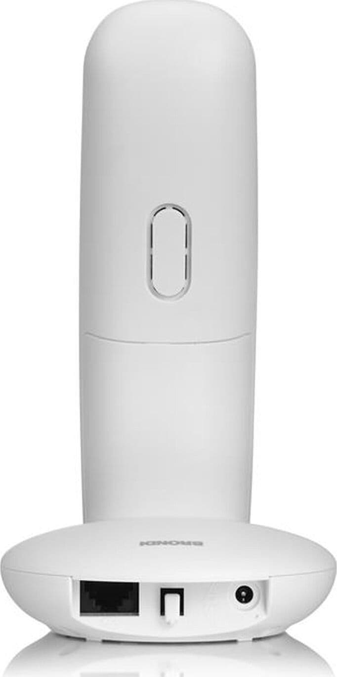 TELEFONO CORDLESS BRONDI LOTUS BIANCO NERO RETROILLUMINATO CON SVEGLIA VIVAVOCE - 6